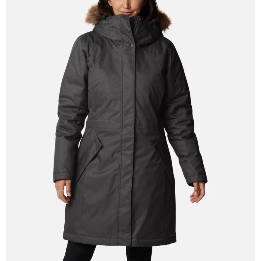 Columbia Black Damen-Juniper Ridge Omni-Heat Infinity Daunenparka