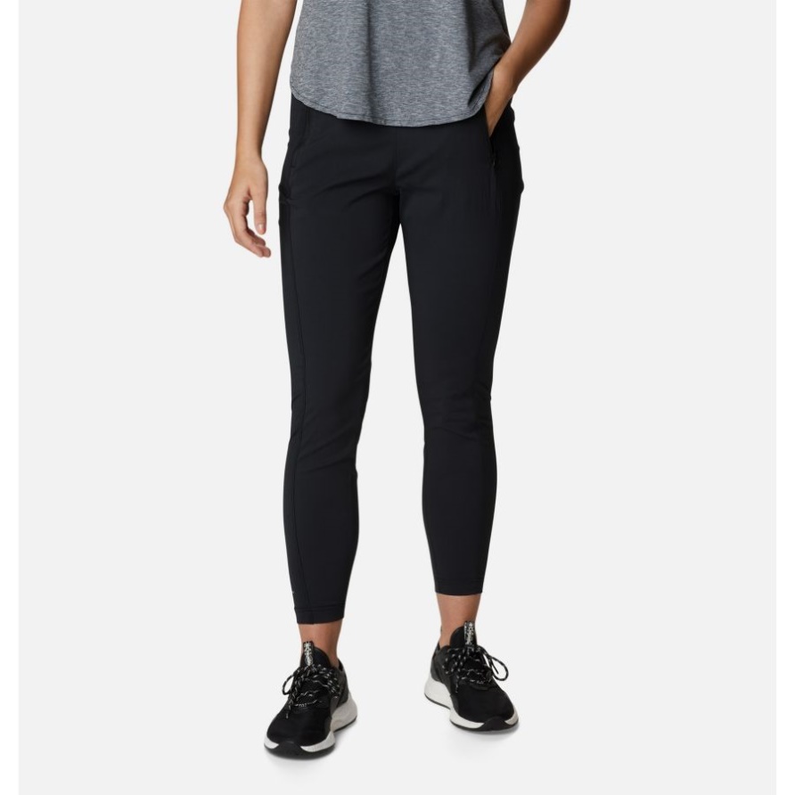 Columbia Schwarze Damen-Hybridhose Für Unterwegs