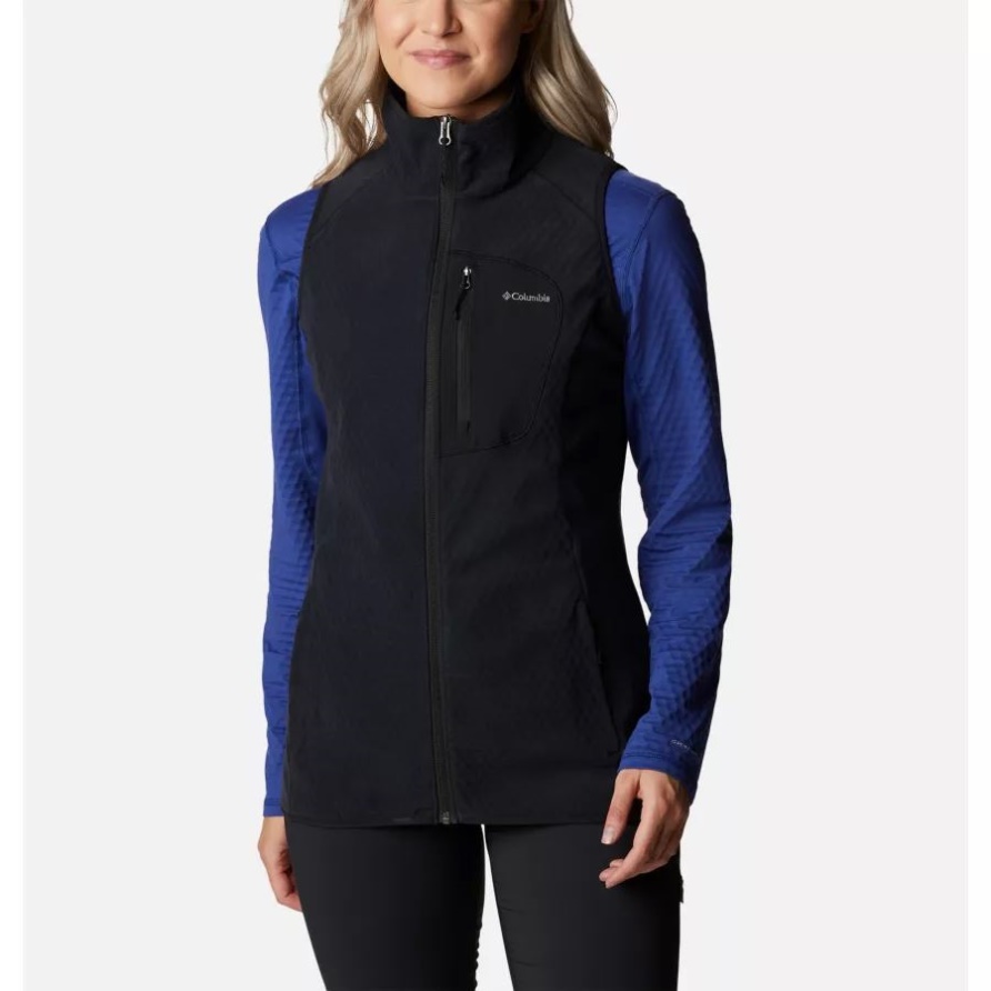 Columbia Black Outdoor Track Weste Für Damen
