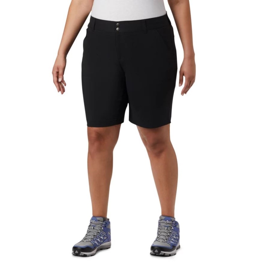 Columbia Black Damen Saturday Trail Lange Shorts Plus Größe