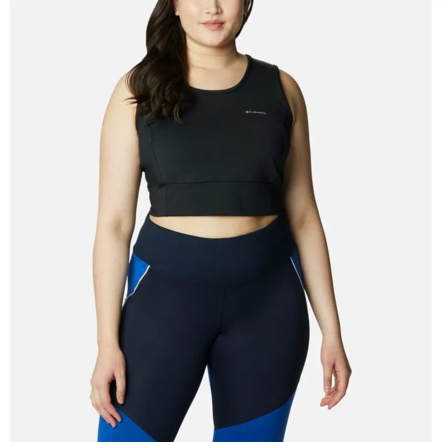 Columbia Black Windgates Ii Bauchfreies Oberteil Plus Größe Für Damen