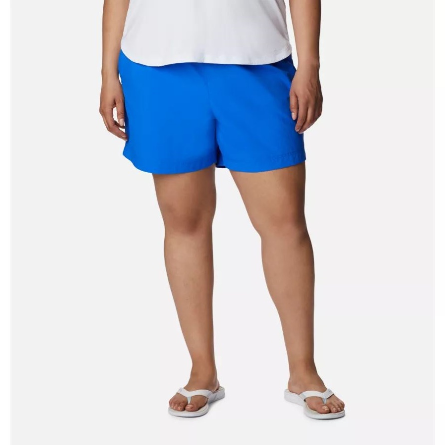 Columbia Blue Ara Frauen Pfg Backcast Wassershorts Plus Größe