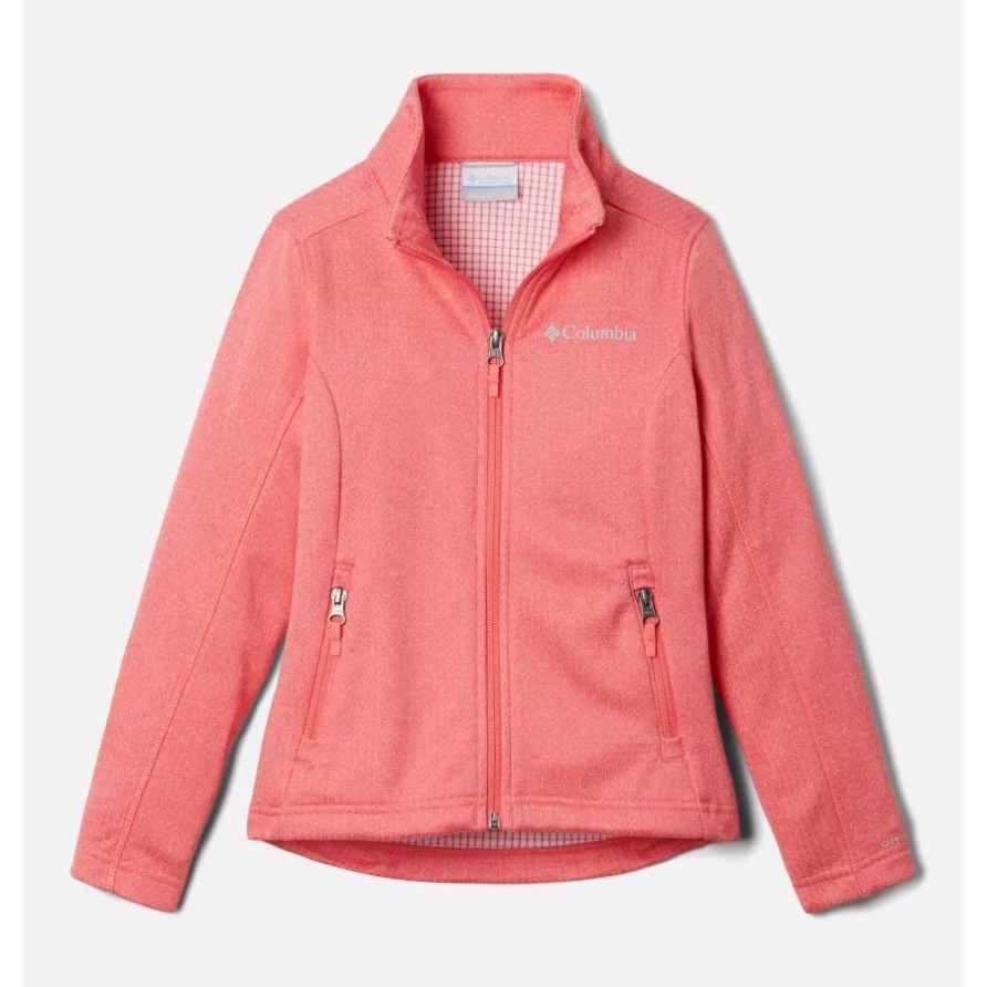 Columbia Blush Pink Heather Jugend Park View Fleecejacke