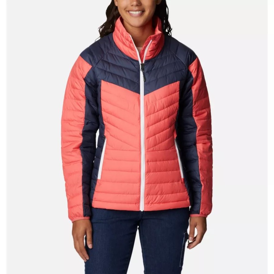 Columbia Blush Pink/Nocturnal Powder Lite II Jacke Mit Durchgehendem Reißverschluss Für Damen