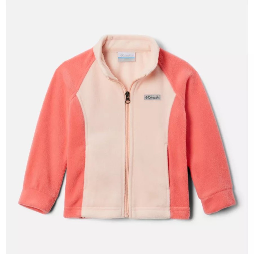 Columbia Benton Springs Fleecejacke Für Kleinkinder In Blush Pink/Pfirsichblüte
