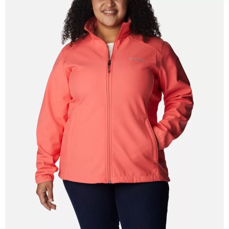 Columbia Blush Pink Kruser Ridge Ii Softshell Für Damen In Großen Größen