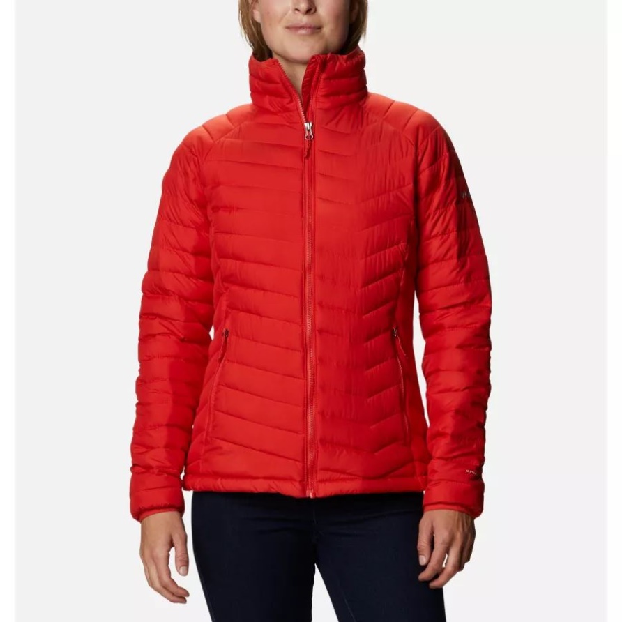 Columbia Fett Orange Puder Lite Jacke Für Damen