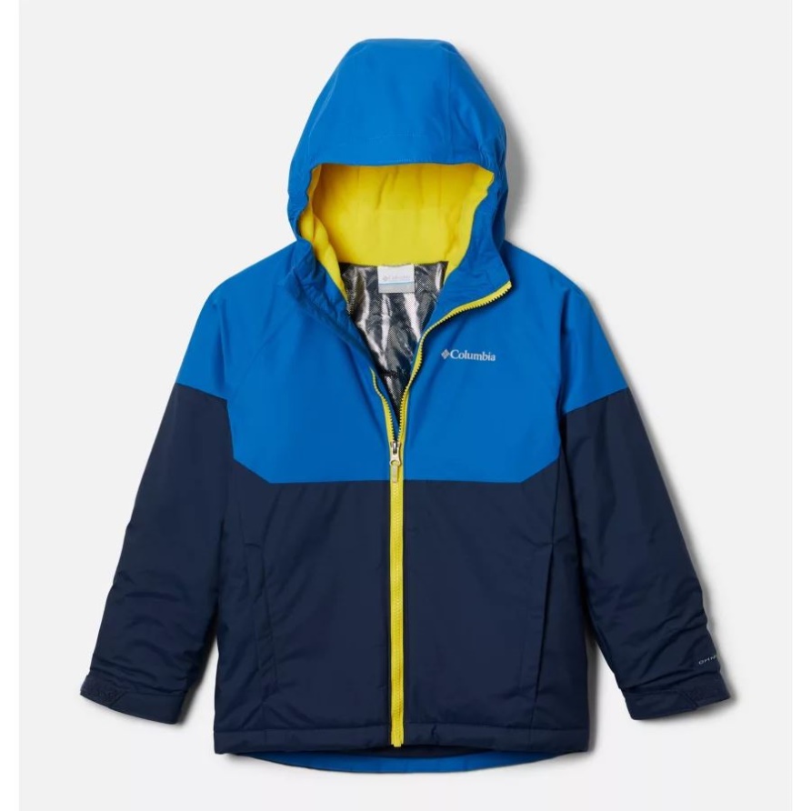 Columbia Alpine Action II Jacke Für Jungen Collegiate Navy Heather/Bright Indigo