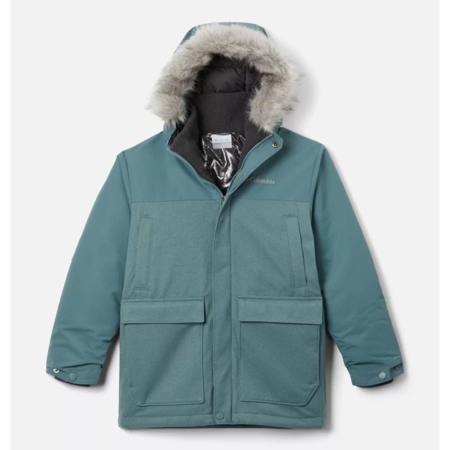 Columbia Boundary Baydown Parka Für Jungen Aus Metall