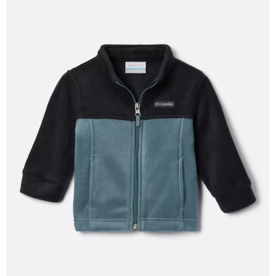 Columbia Jungen Infant Steens Mountain Ii Fleecejacke Metall/schwarz