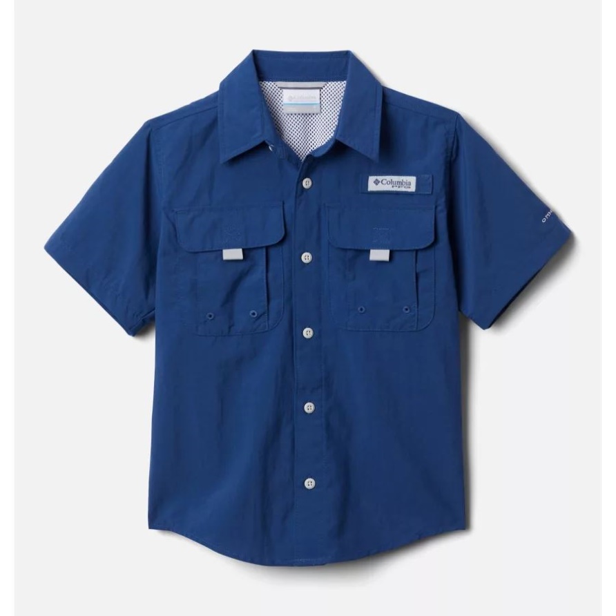 Columbia Jungen Pfg Bahama Kurzarmhemd Carbon
