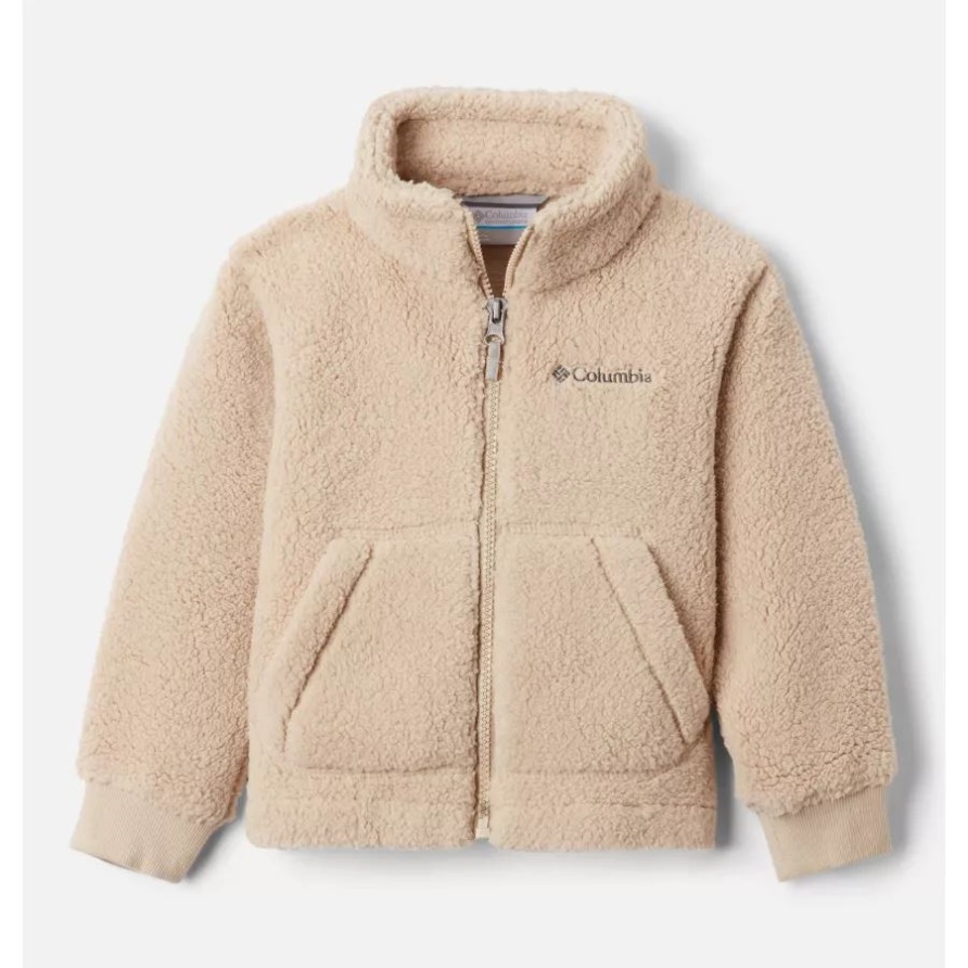 Columbia Boys' Rugged Ridge II Full Zip Sherpa Ancient Fossil