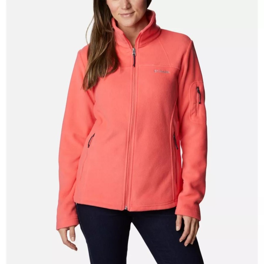 Columbia Brand Blush Pink Fast Trek II Fleecejacke Für Damen