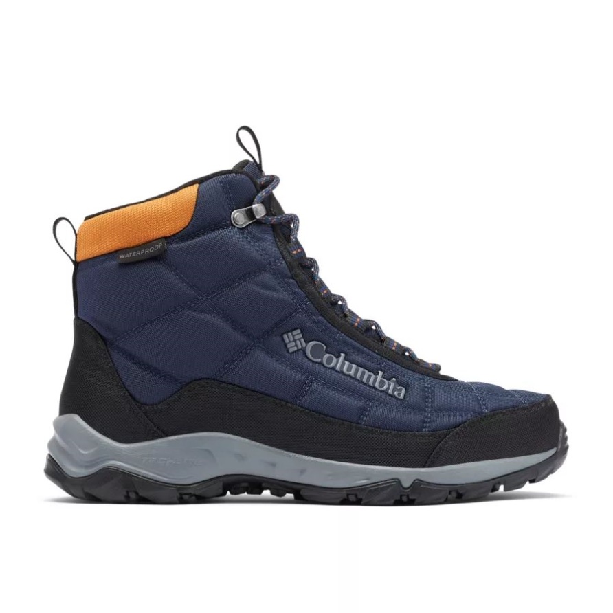 Columbia Brand Collegiate Navy/Bright Copper Herren-Feuerwehrstiefel