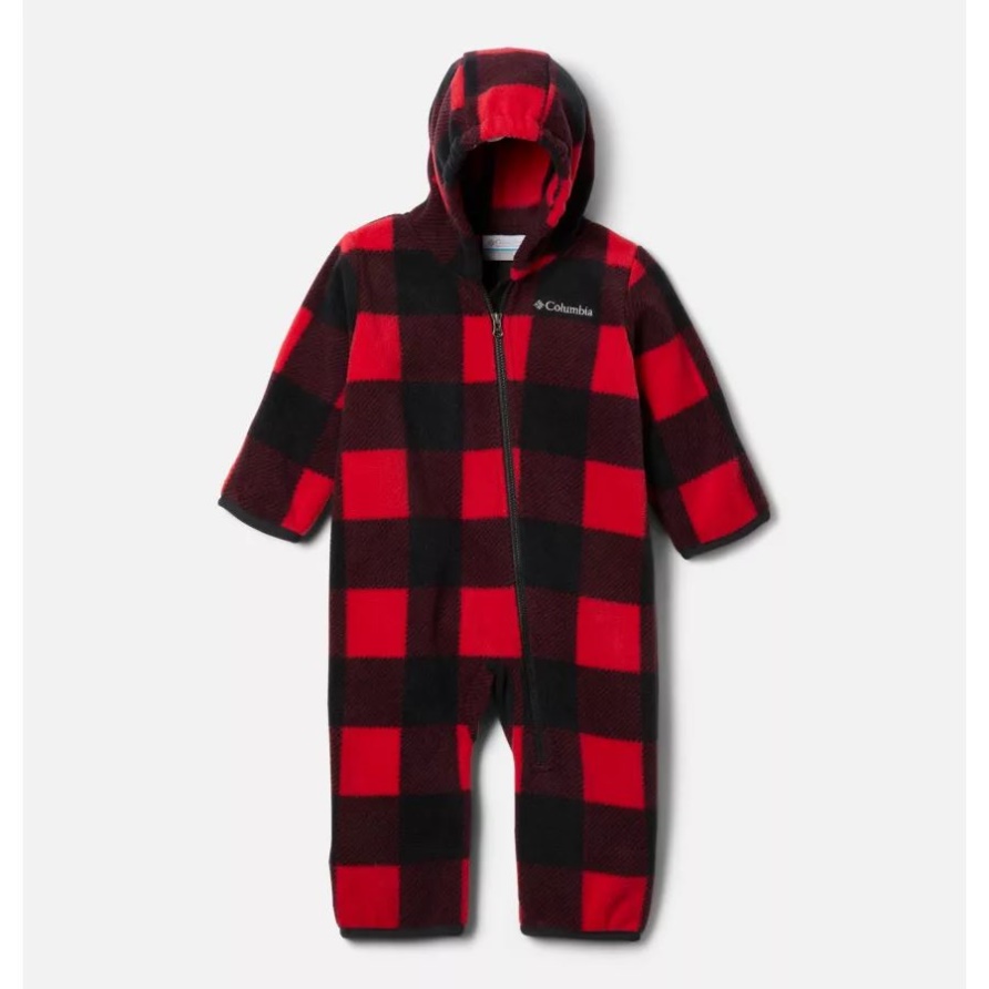Columbia Brand Mountain Red Check Infant Snowtop II Wimpelkette