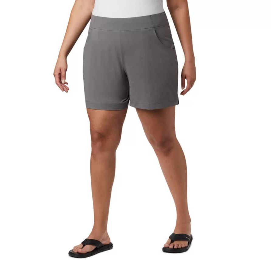 Columbia Marke Frauen Jederzeit Lässige Shorts Plus Größe City Grey