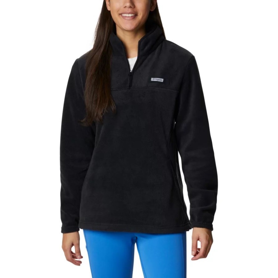 Columbia Brand Damen-pfg Slack Water Halber Reißverschluss-fleecepullover Schwarz/schwarz