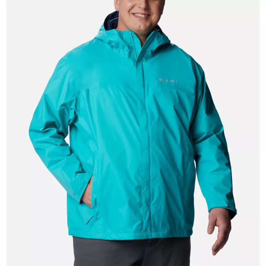 Columbia Bright Aqua Wasserdichte Ii Regenjacke Für Herren Groß