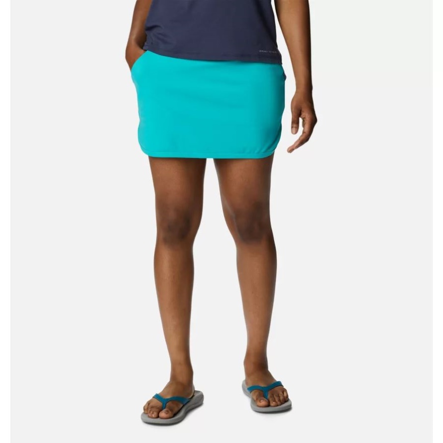 Columbia Bright Aqua Sandy Creek Stretch-Skort Für Damen