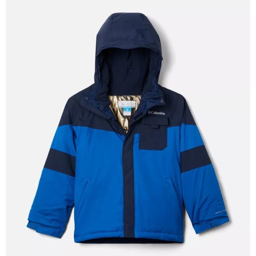 Columbia Bright Indigo/Collegiate Navy Mighty Mogulii Wasserdichte Skijacke Für Jungen