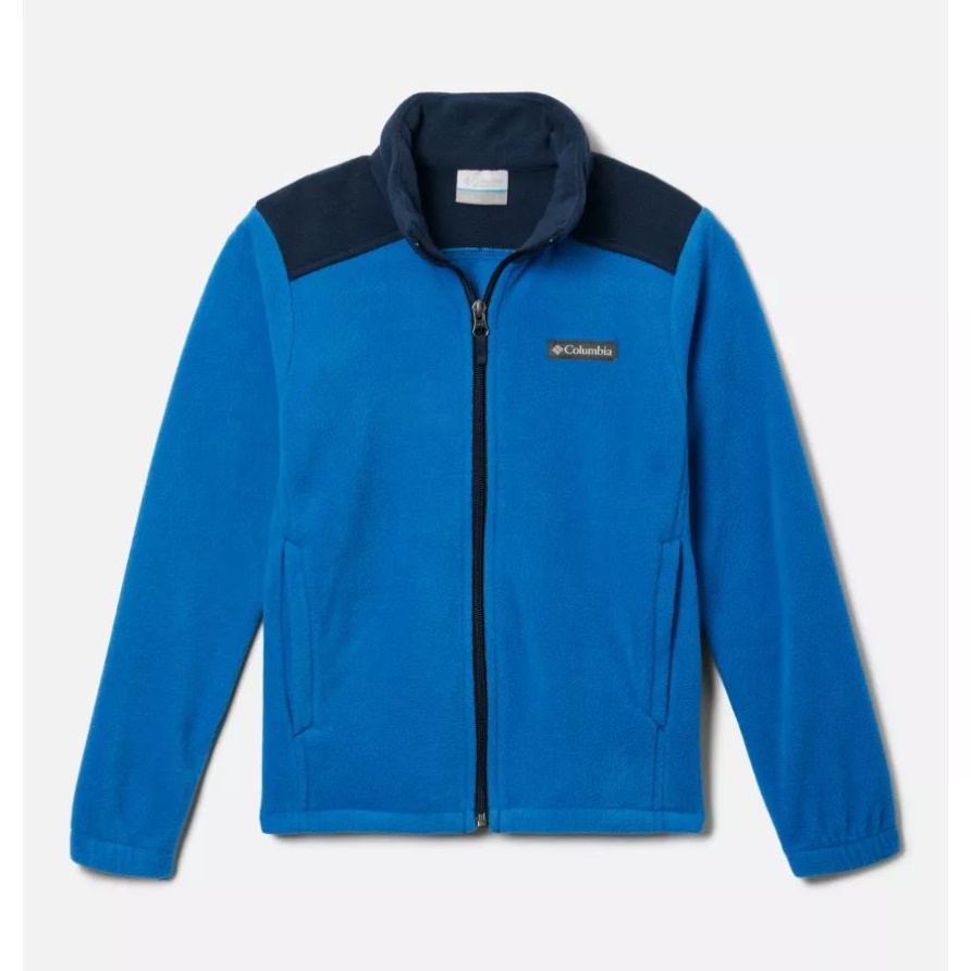 Columbia Bright Indigo/College Navy Castle Dale Fleece Für Jungen