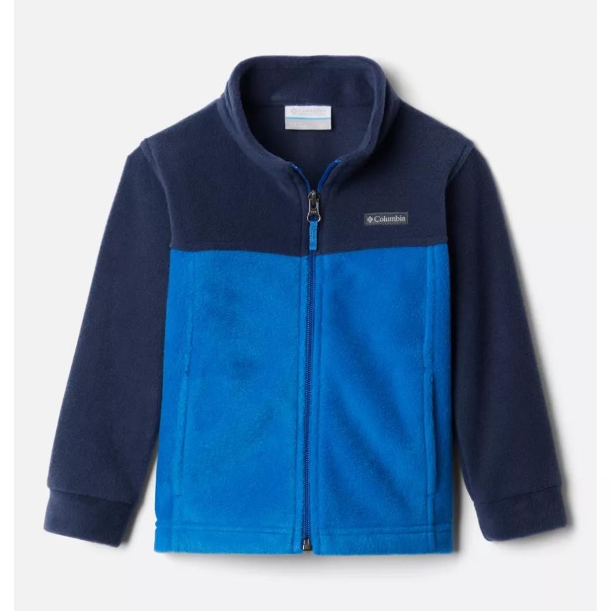 Columbia Bright Indigo/College Navy Jungen Kleinkind Steens Mountain II Fleecejacke