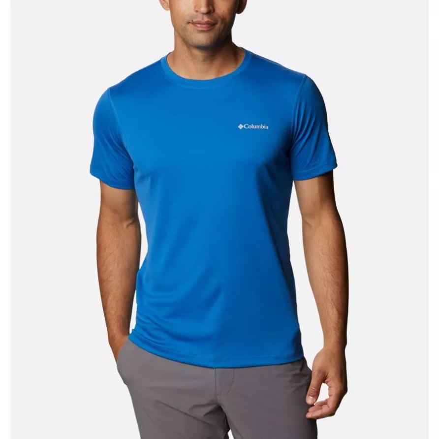 Columbia Bright Indigo Herren Zero Rules Technisches T-Shirt