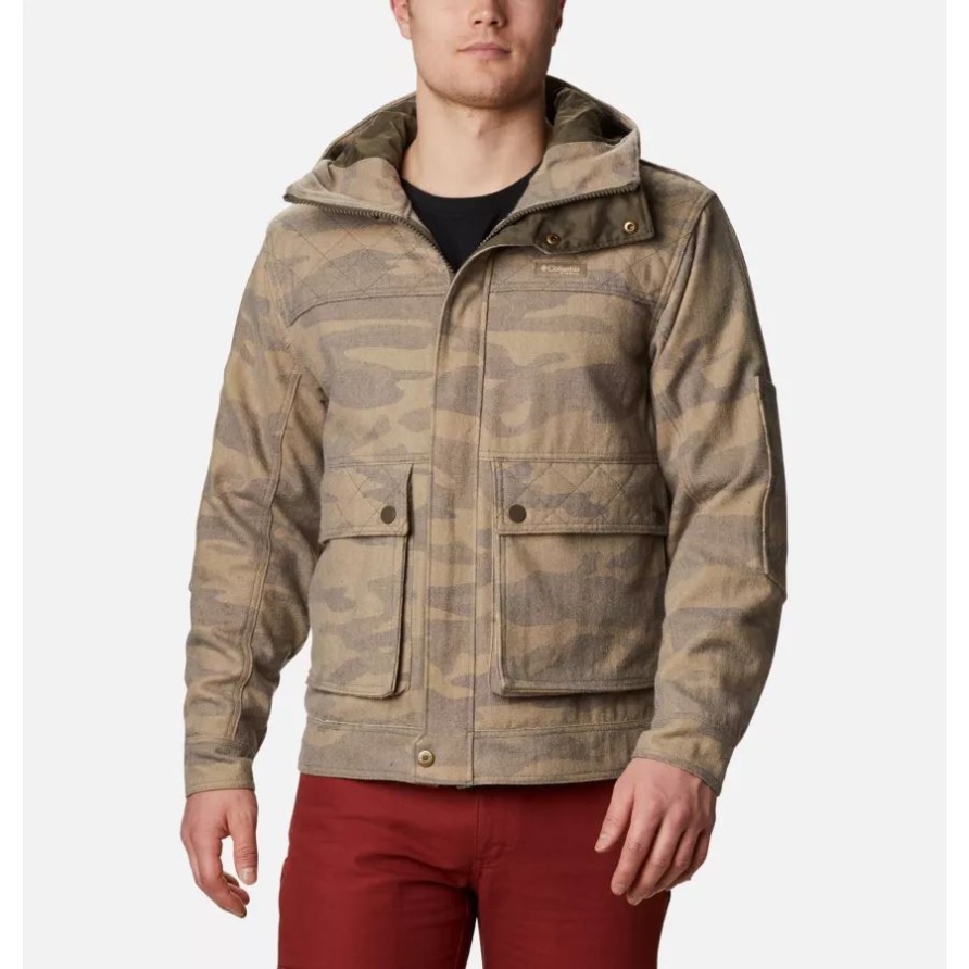 Columbia Brown Gallatin Camo Phg Gallatin Wolljacke Für Herren