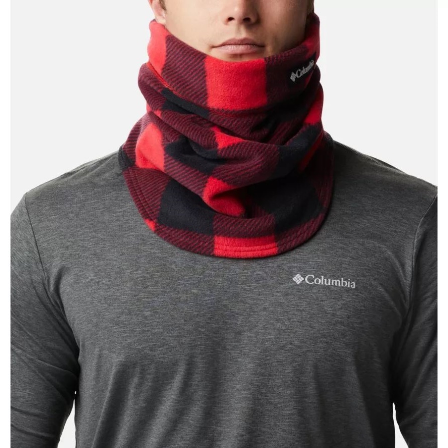 Columbia Csc Ii Omni-heat Fleece-gamasche Mountain Red Check Print