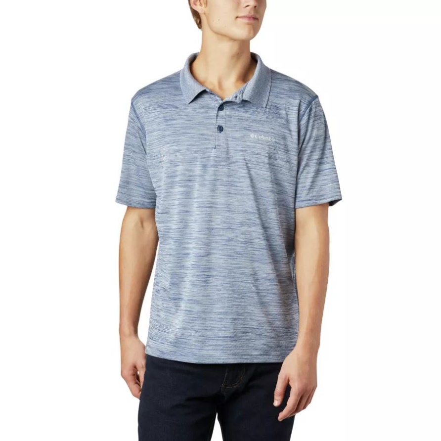 Columbia Carbon Heather Zero Rules Poloshirt Für Herren