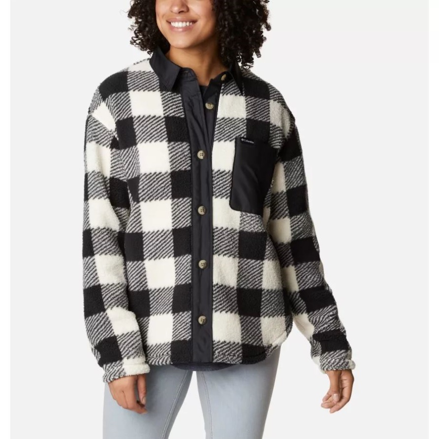 Columbia West Bend Hemdjacke Mit Kreide-Karomuster Für Damen