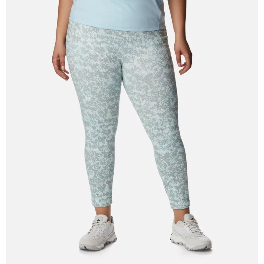 Columbia Chalk Dotty Disguise Wochenend-Abenteuer 7/8-Leggings Für Damen In Übergröße