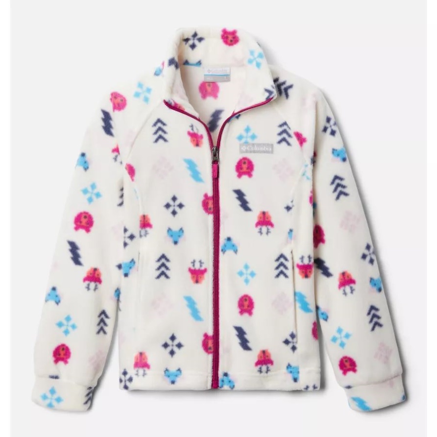Columbia Chalk Woodlands Benton Springs II Bedruckte Fleecejacke Für Mädchen