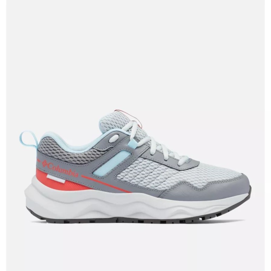 Columbia Cirrus Grey/Red Hibiscus Wasserdichter Plateauschuh Für Damen