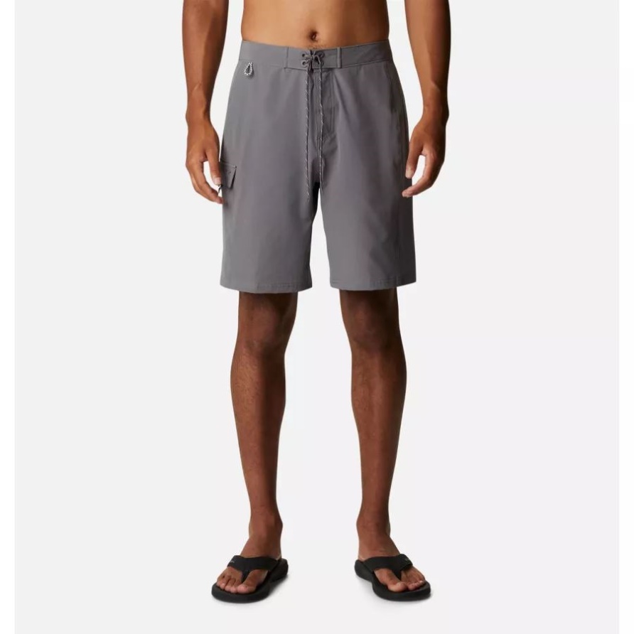Columbia City Grey/Cool Grey Pfg Terminal Tackle Boardshorts Für Herren