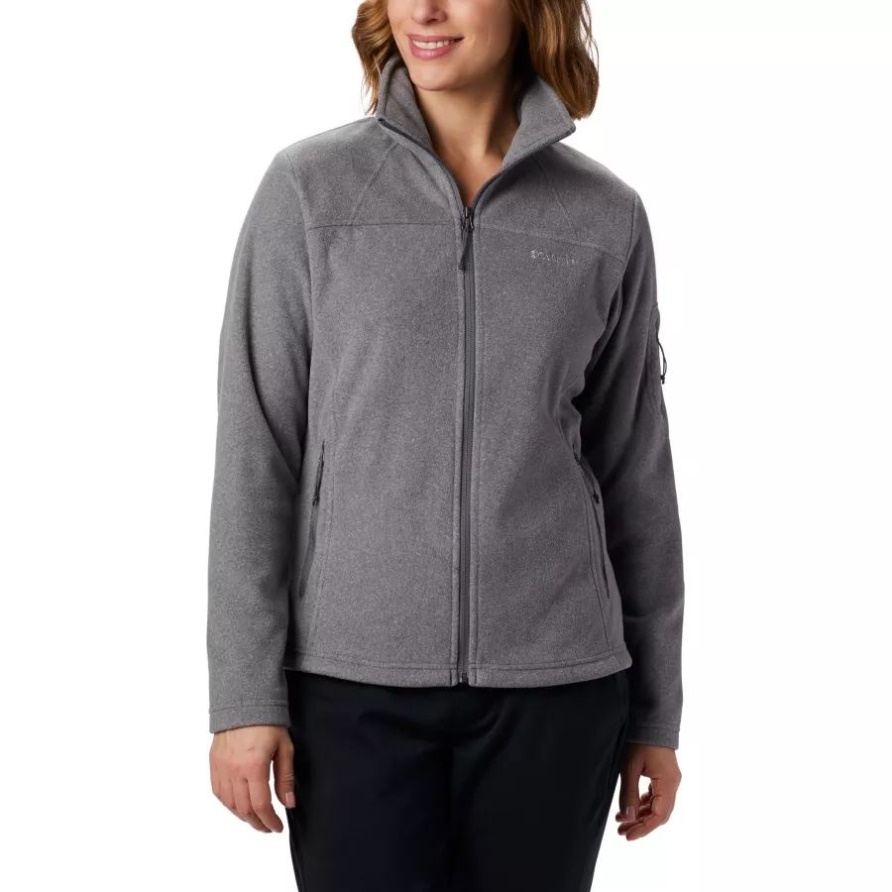 Columbia City Grey Heather Fast Trek II Fleecejacke Für Damen