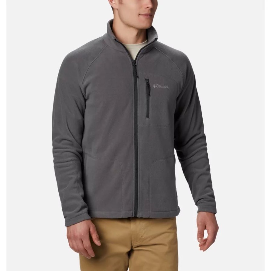 Columbia City Grey Fast Trek II Fleece Mit Durchgehendem Reißverschluss Für Herren, Groß