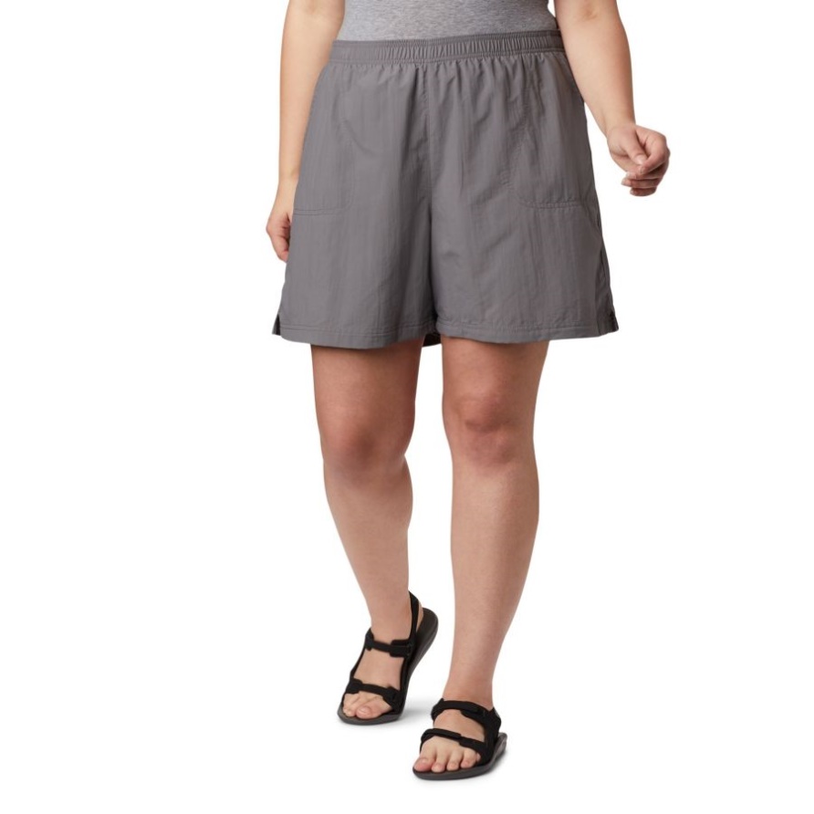 Columbia City Grey Damen Sandige Fluss Shorts Plus Größe