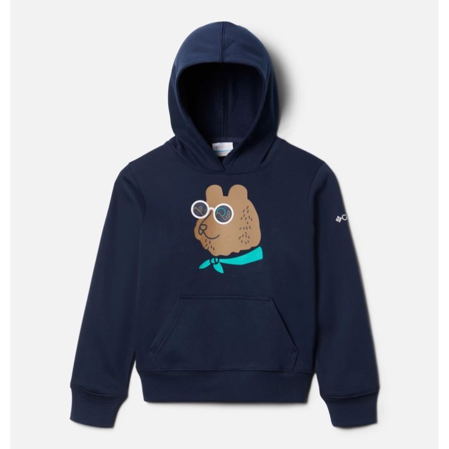 Columbia Collegiate Navy Bearly Shades Beckenpark-Grafik-Hoodie Für Kinder