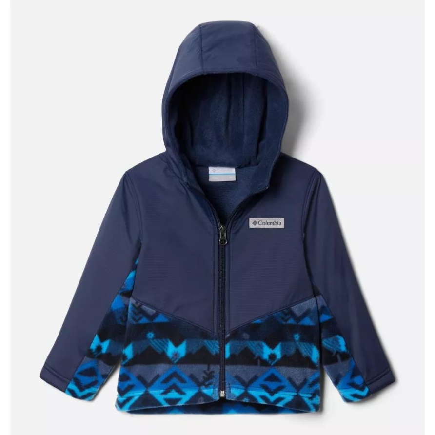 Columbia Collegiate Navy Checkpoint/coll Navy Kleinkind Steens Mt Overlay Hoodie