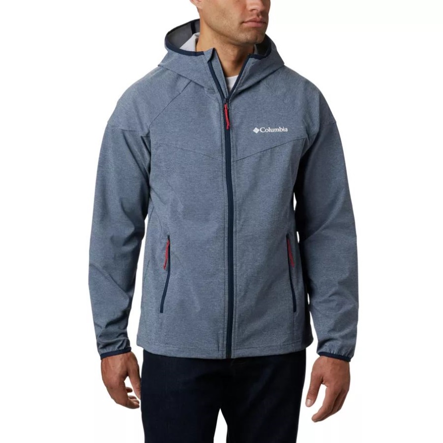 Columbia Collegiate Navy Heather Canyon Softshelljacke Für Herren