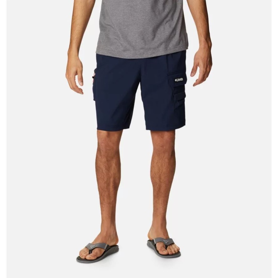 Columbia Collegiate Navy Field Creek Cargo-Shorts Für Herren