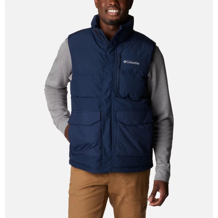 Columbia Collegiate Navy Marquam Peak Fusion Weste Für Herren
