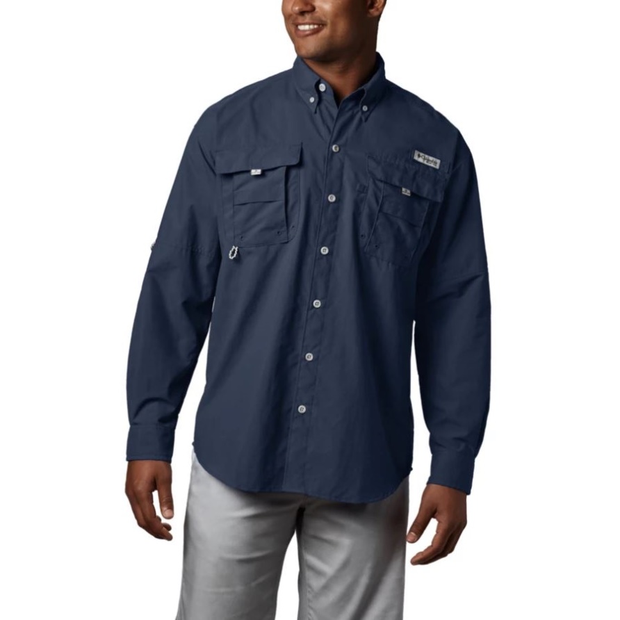Columbia Collegiate Navy Herren Pfg Bahama Ii Langarmhemd