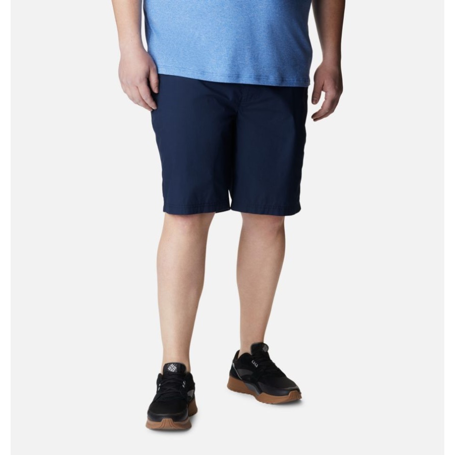 Columbia Collegiate Navy Ausgewaschene Herrenshorts Groß