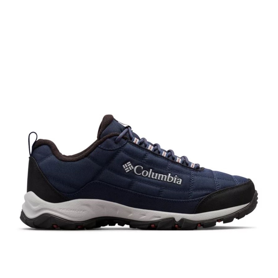 Columbia Collegiate Marine/roter Jaspis Herrenschuh Mit Feuercamp-fleecefutter
