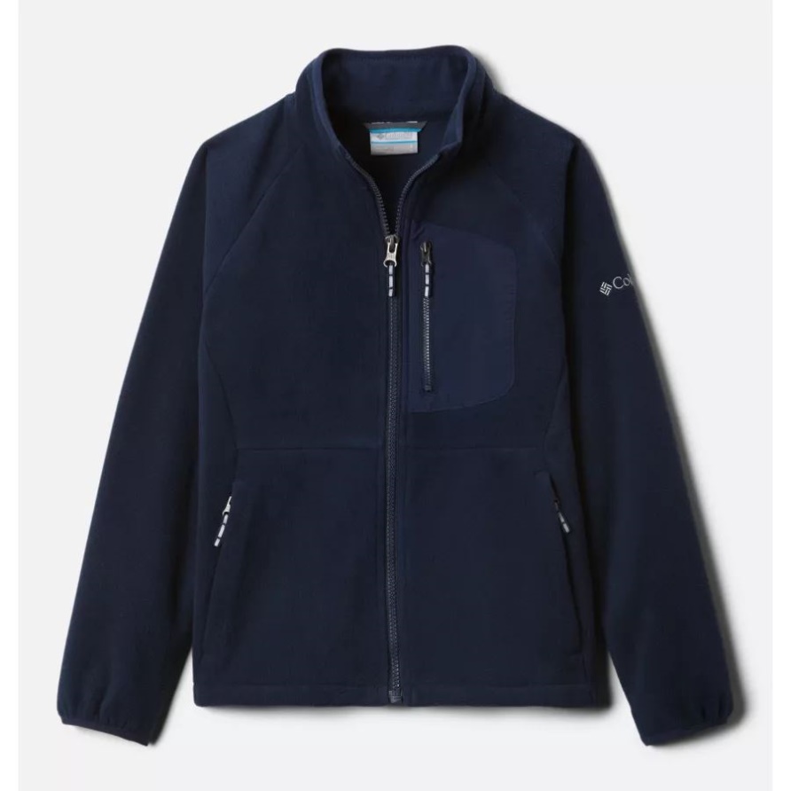 Columbia Collegiate Navy Youth Fast Trek III Fleecejacke