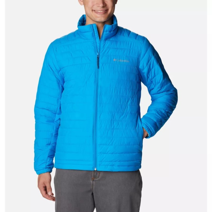 Columbia Kompassblaue Silber Fällt Jacke Für Herren