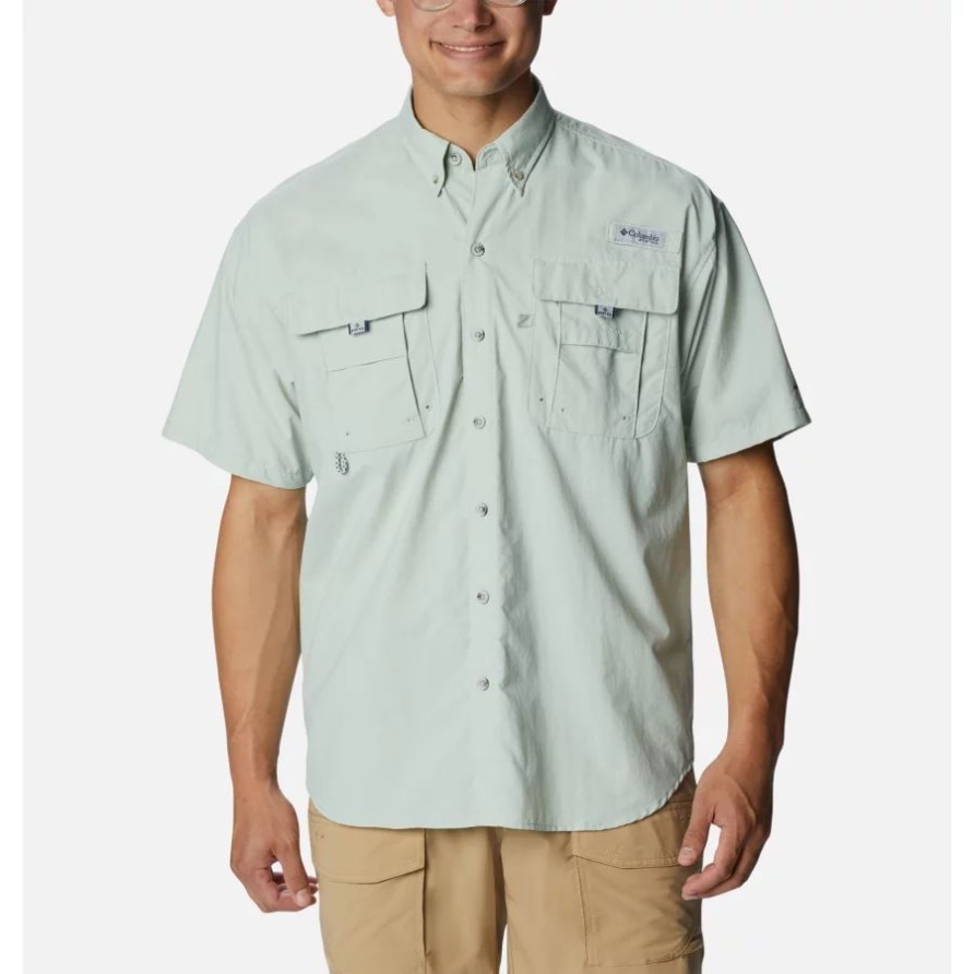 Columbia Cool Green Herren Pfg Bahama Ii Kurzarmhemd Groß