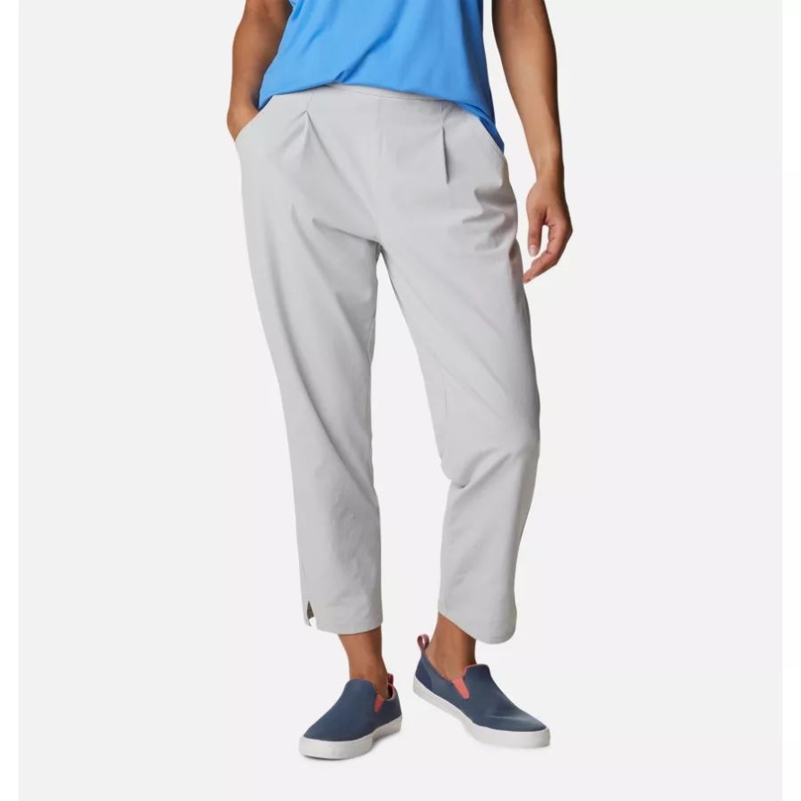 Columbia Cool Grey Pfg Sun Drifter Gewebte Hosen Für Damen